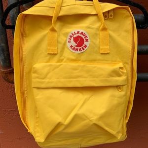 Fjallraven Yellow backpack!